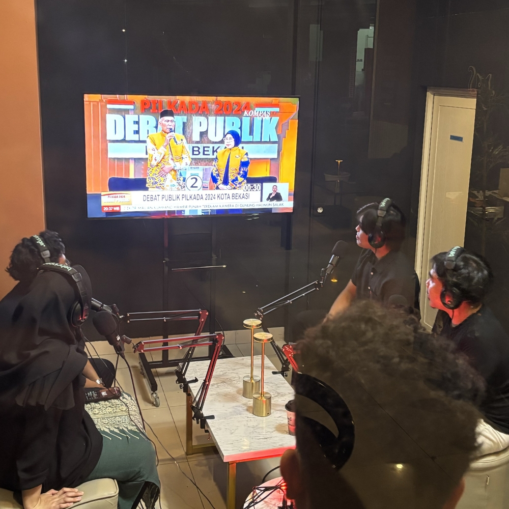 55 inch Smart TV di mezzanine